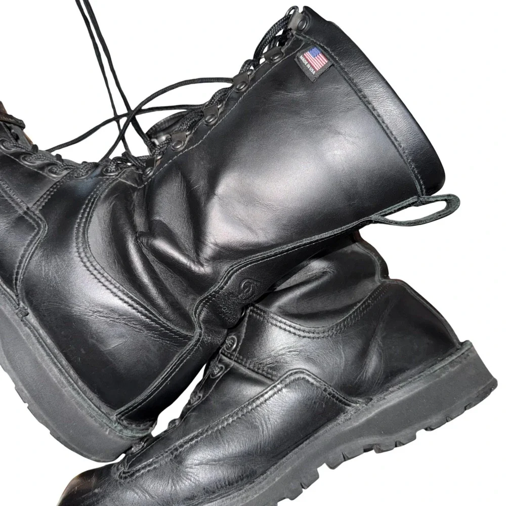 Danner Fort Lewis Black Leather Gore-Tex Military Boots 29110 Mens 9.5 D USA